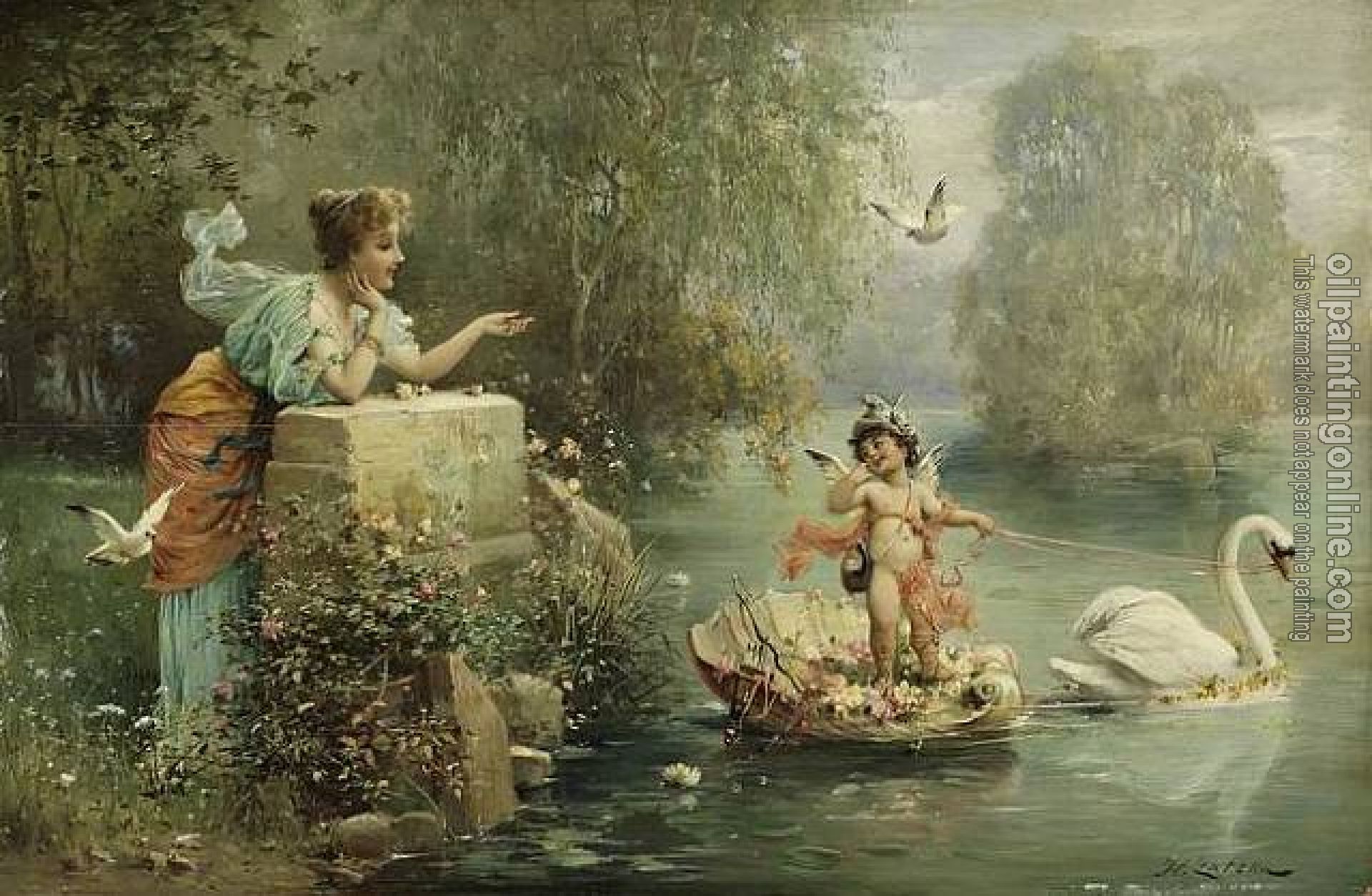 Zatzka, Hans - Oil Painting